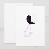 Custom Koi-fish Minimalism Wenskaart Feestdagenkaart (Voorkant / Achterkant)