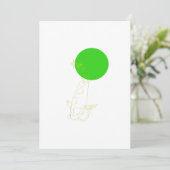 Custom Koi-fish Minimalism Wenskaart Feestdagenkaart (Staand voorkant)