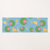 Custom Koi Fish Pond Fitness Meditatie Yogamat (Voorkant (horizontaal))