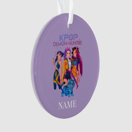 Custom Kpop Demon Hunter Design  Ornament (voorkant)