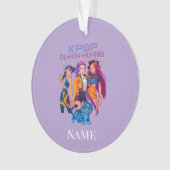 Custom Kpop Demon Hunter Design  Ornament (voorkant)