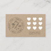 Custom Kraft Bakery Loyalty Card (Voorkant)
