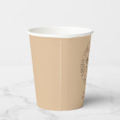 Custom Kraft Bakery Paper Cups with Logo  Papieren Bekers (Rechts)
