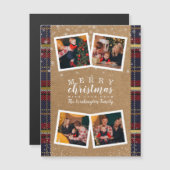 Custom Kraft & Plaid Kerstvakantie 4 Foto (Voorkant / Achterkant)