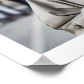 Custom krantenstijl is tijdloze trendy muurkunst poster (Hoek)