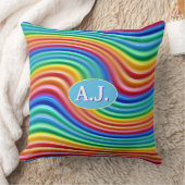 Custom kussens Rainbow Pride ontwerp. (Deken)