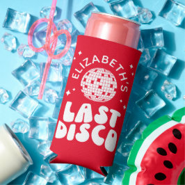 Custom Laatste Disco Bachelorette Disco Ball Seltzer Blikjeskoeler