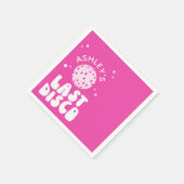 Custom Laatste Disco Bachelorette Disco Ball Servet (Hoek)