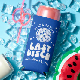Custom Laatste Disco Dancing Queen Bachelorette Seltzer Blikjeskoeler