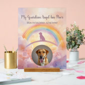 Custom Labrador Retriever Memorial Acrylic Sign Acryl Bord (Huwelijk)