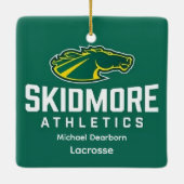 custom Lacrosse Skidmore ornament by jo images (Achterkant)