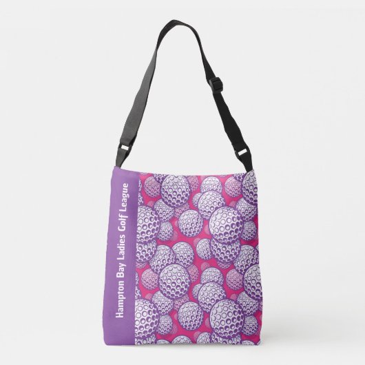 Custom Ladies Golf League Canvas tas (Achterkant)