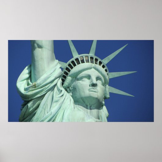 Custom "Lady Liberty", "Statue of Liberty", NYC: Poster (Voorkant)