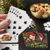 Custom Lady Luck 3 Couple's Game Night Pokerkaarten (Insitu)