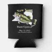 Custom Lake/Date New York Bass Open Dark Blikjeskoeler (Voorkant)