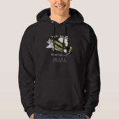Custom Lake/Date New York Bass Open Dark Hoodie (Voorkant)