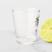 Custom Lake/Date North Dakota Bass Opener Shot Glas (Links)