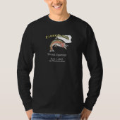 Custom Lake/Date Pennsylvania Trout Opener Dark T-shirt (Voorkant)