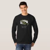 Custom Lake/Date South Dakota Bass Opener Dark T-shirt (Voorkant volledig)