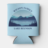 Custom Lake House Family Reunion Summer Vacking Blikjeskoeler (Voorkant)