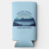 Custom Lake House Family Reunion Summer Vacking Seltzer Blikjeskoeler (Achterkant)