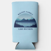Custom Lake House Family Reunion Summer Vacking Seltzer Blikjeskoeler (Voorkant)
