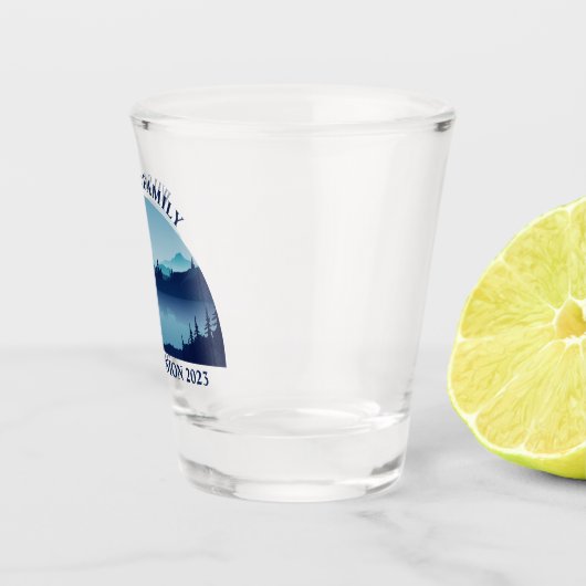 Custom Lake House Family Reunion Summer Vacking Shot Glas (Rechts)