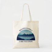 Custom Lake House Family Reunion Summer Vacking Tote Bag (Voorkant)