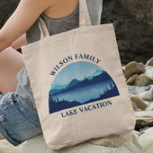 Custom Lake House Family Reunion Summer Vacking Tote Bag