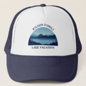 Custom Lake House Family Reunion Summer Vacking Trucker Pet (Voorkant)