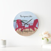 Custom Lake Uitzicht "Mijn Happy Place Grote Klok (Huis)