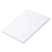 Custom Large Graph Paper Note Pad (Grids, Squares) Notitieblok (Schuin)