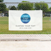 Custom Large Logo Company Branding Simple  Spandoek (Insitu)