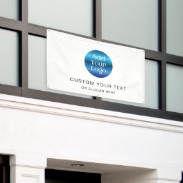 Custom Large Logo Company Branding Simple Spandoek