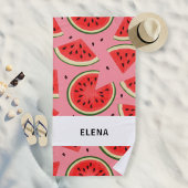 Custom Large Watermelon Graphic Beach Towel Strandlaken
