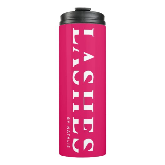 Custom Lash Extension Technician Cool Esthetician Thermosbeker (Voorkant)