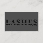 Custom Lash Extension Technician Cool QR Code Visitekaartje (Voorkant)