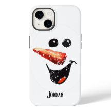 Custom Laughing Snowman Face