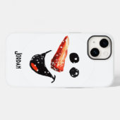 Custom Laughing Snowman Face Case-Mate iPhone Case (Achterkant (horizontaal))