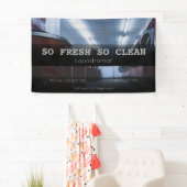 Custom Laundromat Business Banner (Insitu)