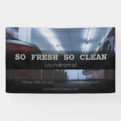 Custom Laundromat Business Banner (Horizontaal)