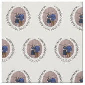 Custom Laurel Monogram Stof (Swatch)