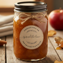 Custom Laurel Spread the love  Ronde Sticker