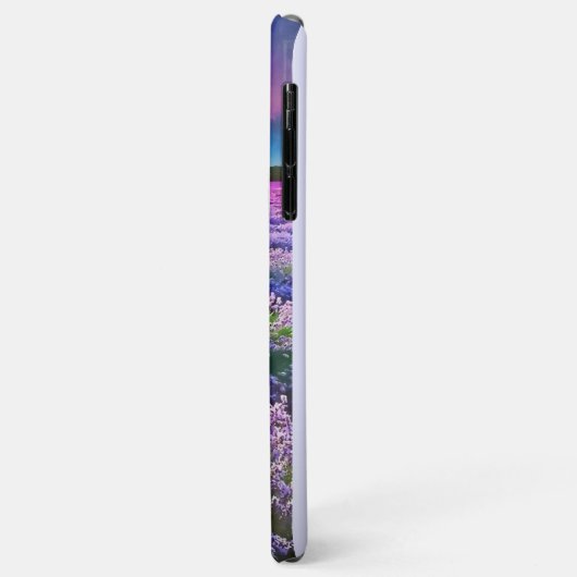 Custom Lavande Provence France Sunset Waterverf Case-Mate iPhone Case (Achterkant/links)