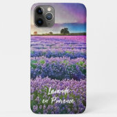Custom Lavande Provence France Sunset Waterverf Case-Mate iPhone Case (Achterkant)