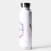 Custom lavender chihuahua water bottle Photo Waterfles (Links)