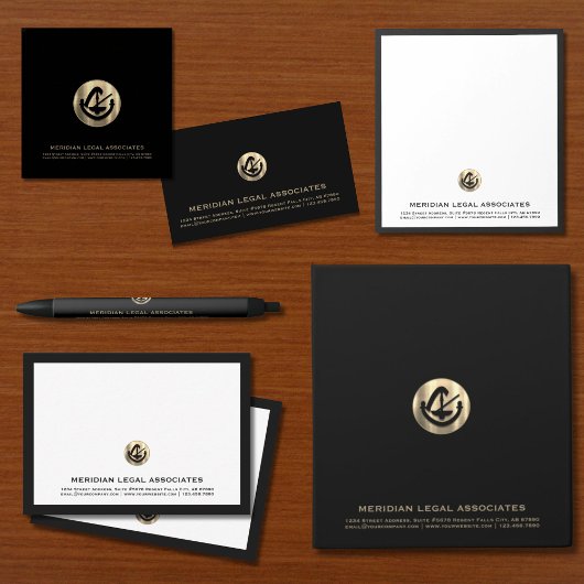 Custom Law Firm Notitieboek met Logo
