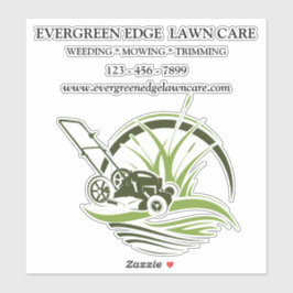 Custom Lawn Care Vinyl Sticker