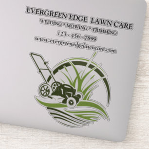 Custom Lawn Care Vinyl Sticker