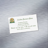 Custom Lawn Landscape Visitekaartje Magnet Magnetisch Visitekaartje (Voorbeeld)